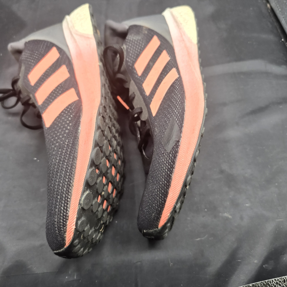 Adidas Black and Orange‎ Athletic Sneakers